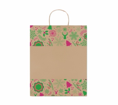Logo trade business gift photo of: Gift paper bag large